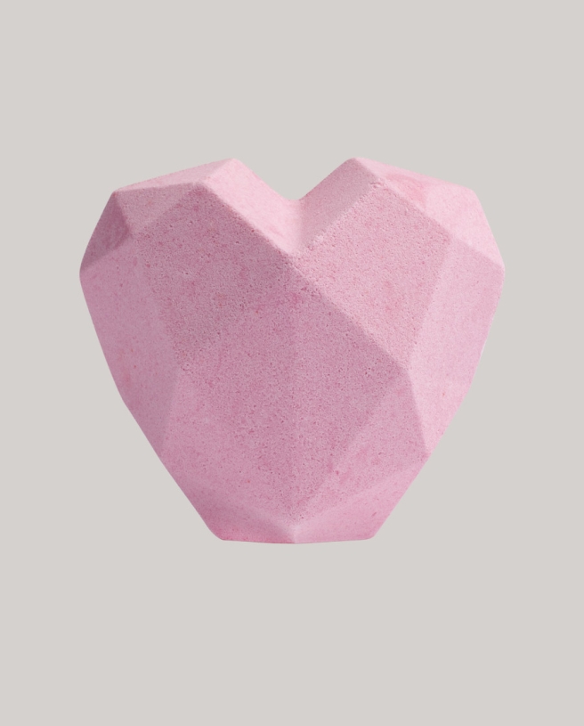 Foaming bath bomb Shape of my Heart