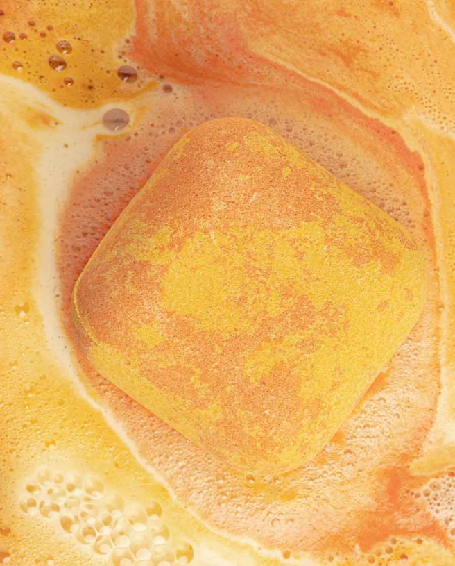 Foaming bath bomb Nordic Amber