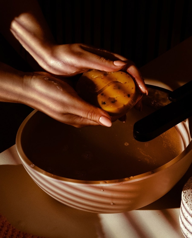 Sustainable soap Herbs